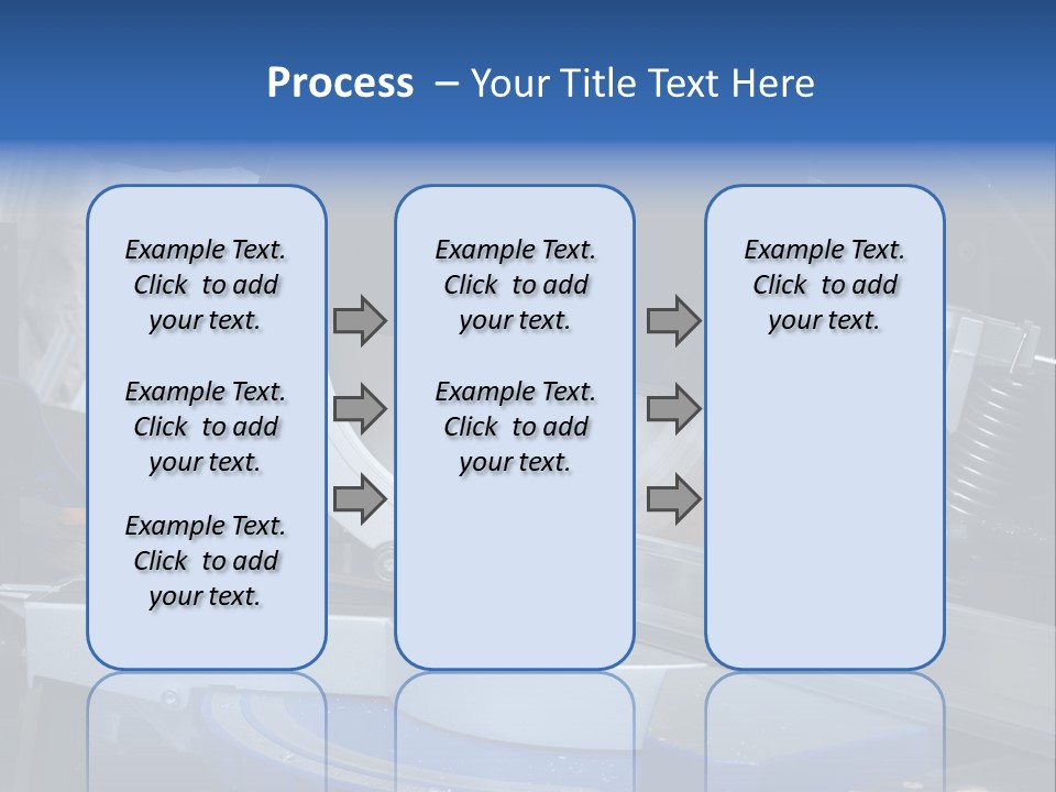 Board Construct Metal PowerPoint Template