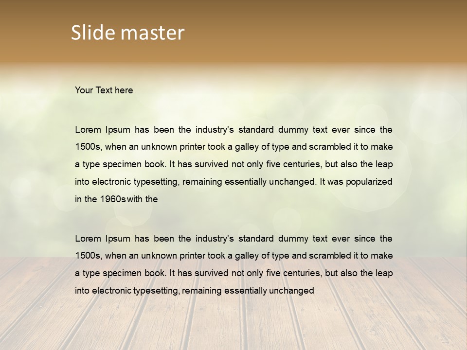Vibrant Sunny Field PowerPoint Template