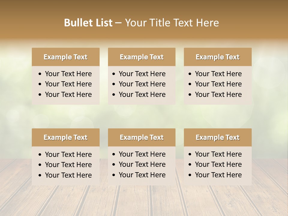 Vibrant Sunny Field PowerPoint Template
