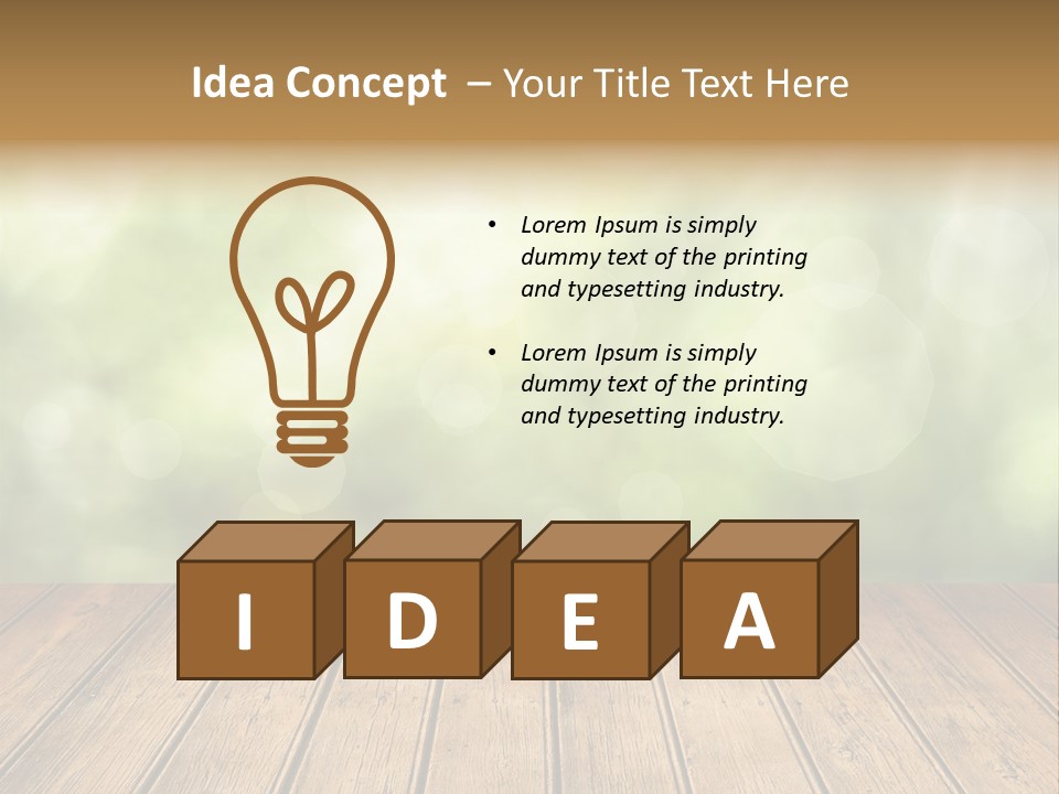 Vibrant Sunny Field PowerPoint Template