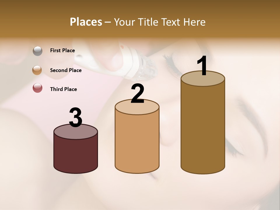 Beautician Facial Hands PowerPoint Template