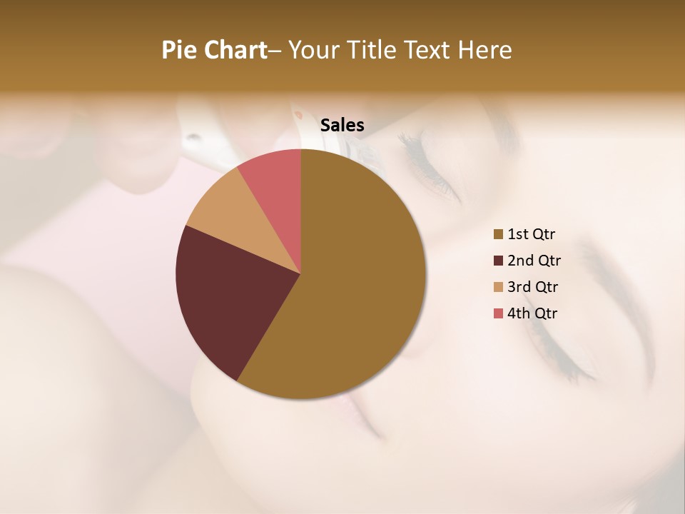 Beautician Facial Hands PowerPoint Template