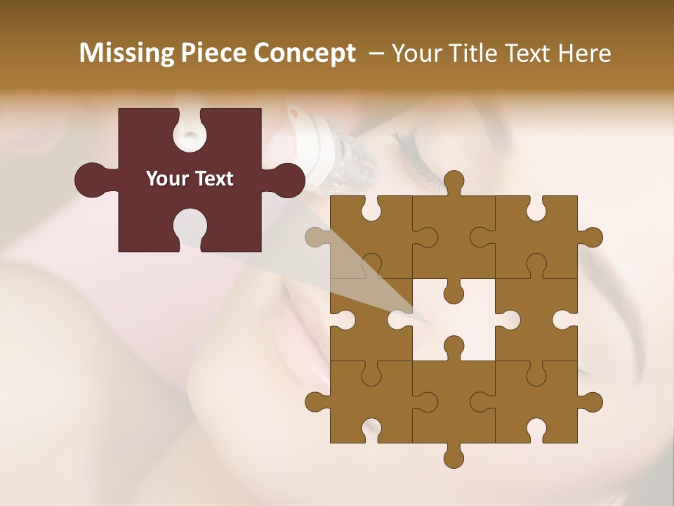 Beautician Facial Hands PowerPoint Template