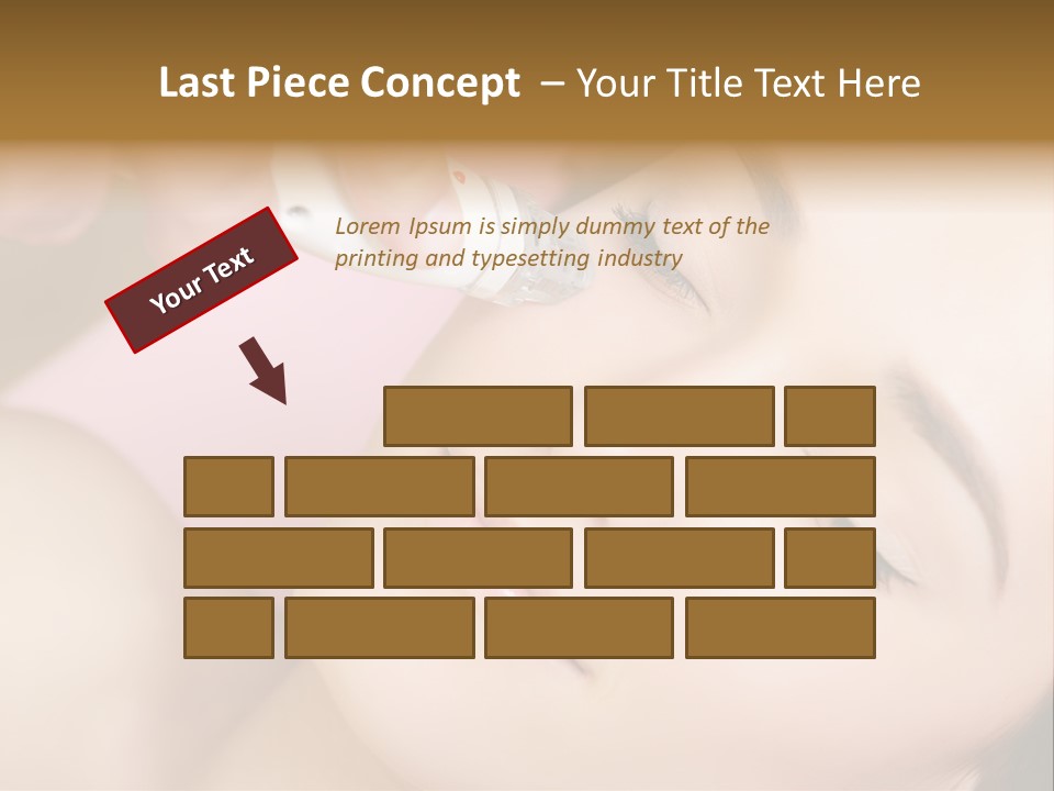 Beautician Facial Hands PowerPoint Template