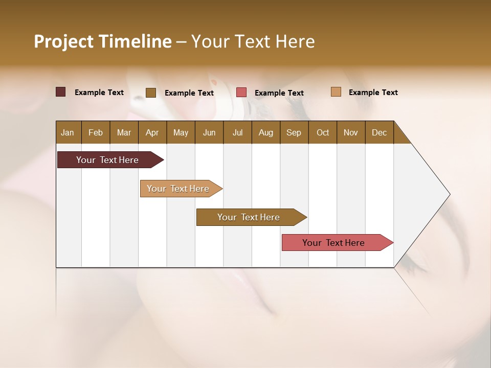 Beautician Facial Hands PowerPoint Template