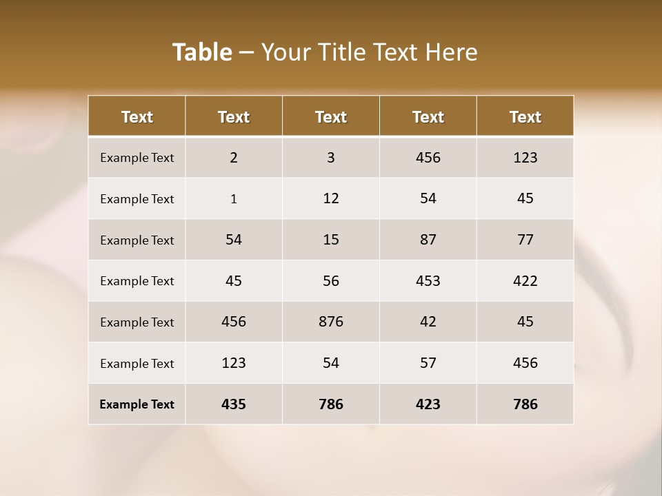 Beautician Facial Hands PowerPoint Template