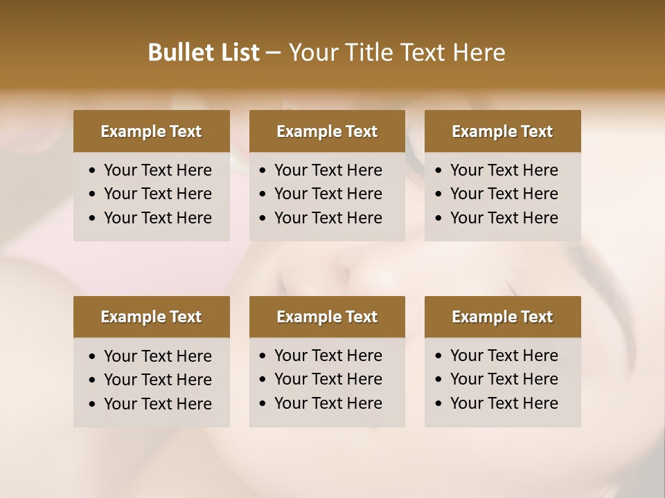 Beautician Facial Hands PowerPoint Template