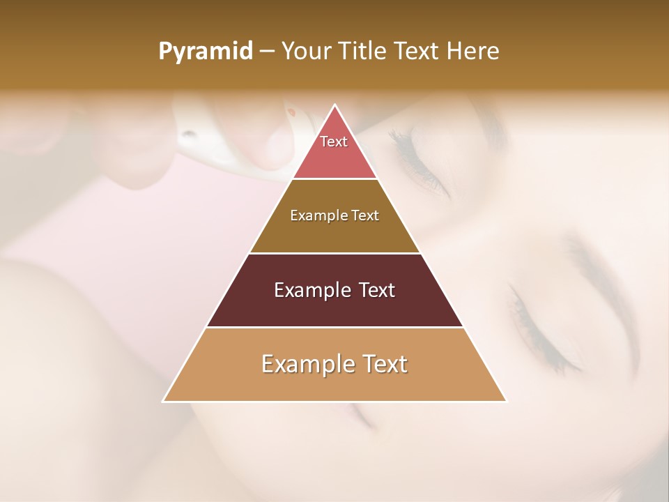 Beautician Facial Hands PowerPoint Template