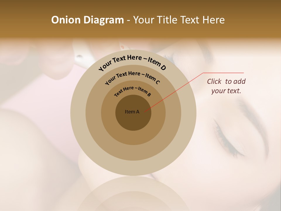 Beautician Facial Hands PowerPoint Template