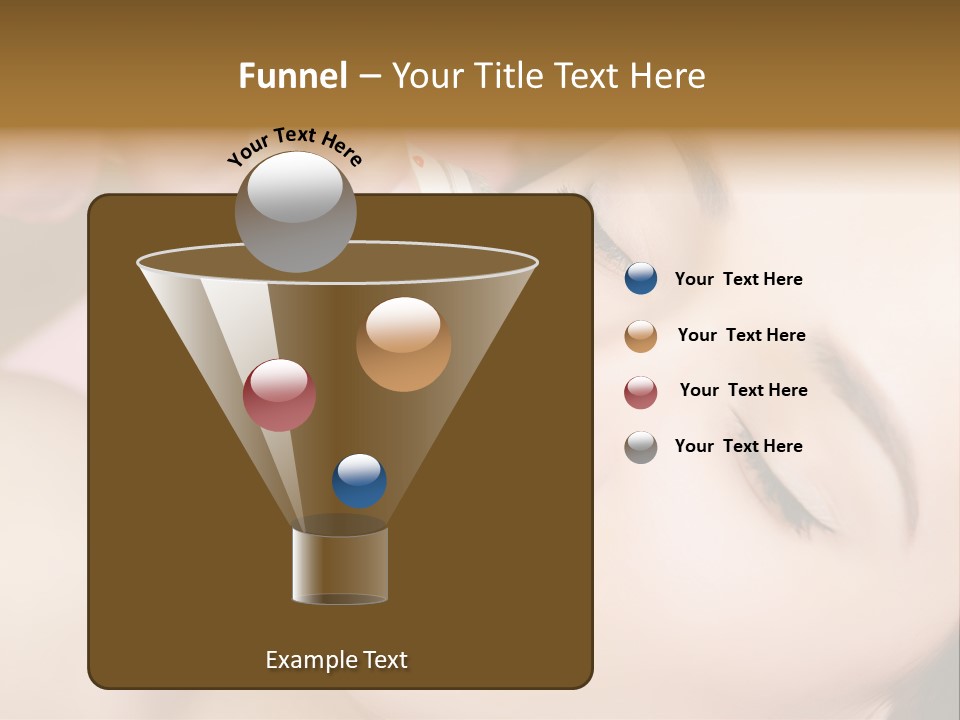 Beautician Facial Hands PowerPoint Template