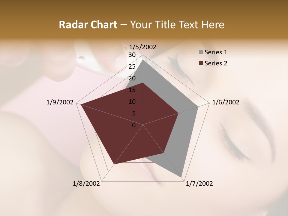 Beautician Facial Hands PowerPoint Template