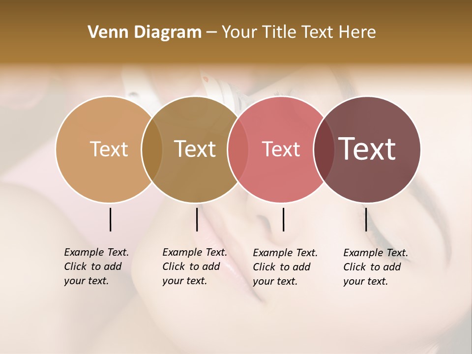 Beautician Facial Hands PowerPoint Template