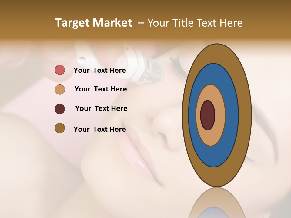 Beautician Facial Hands PowerPoint Template