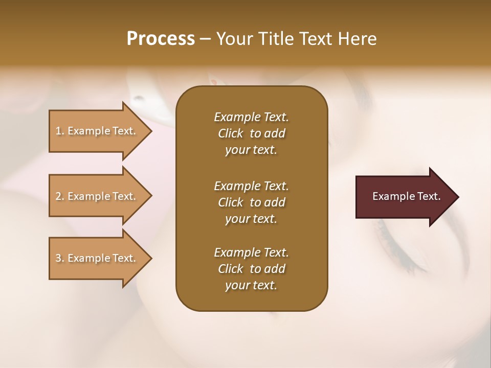 Beautician Facial Hands PowerPoint Template