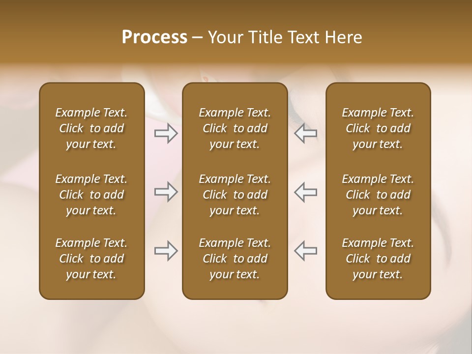 Beautician Facial Hands PowerPoint Template