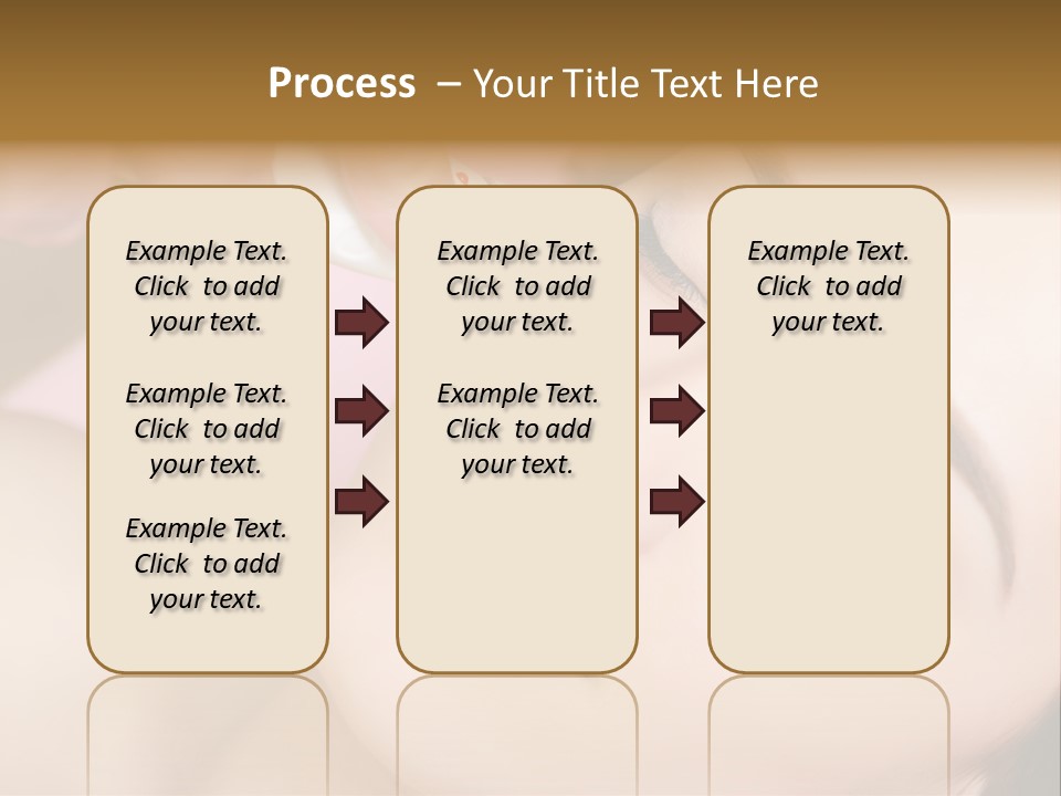 Beautician Facial Hands PowerPoint Template