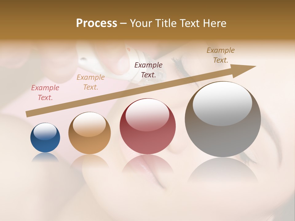 Beautician Facial Hands PowerPoint Template