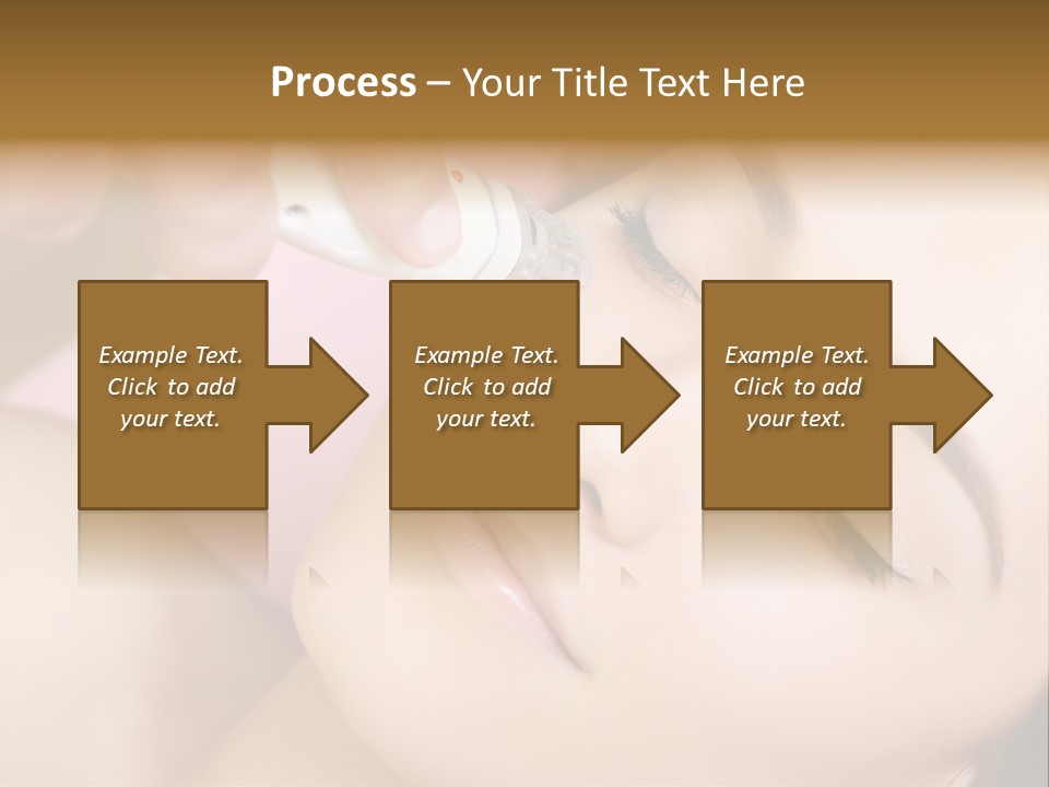 Beautician Facial Hands PowerPoint Template