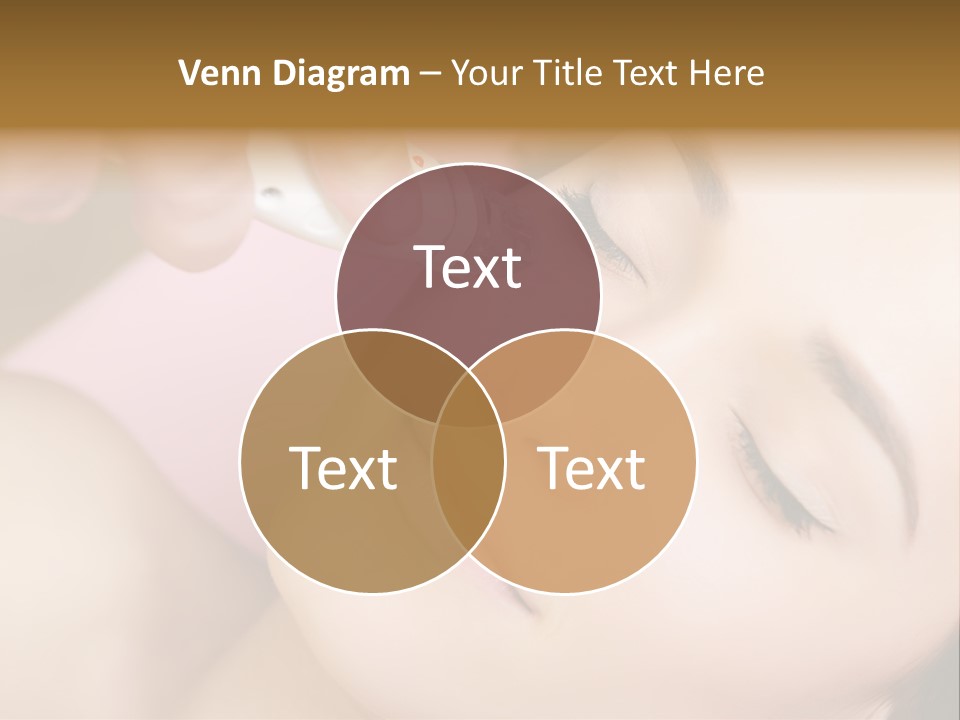 Beautician Facial Hands PowerPoint Template