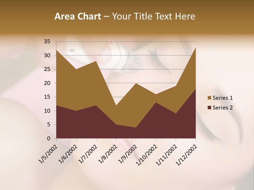 Beautician Facial Hands PowerPoint Template