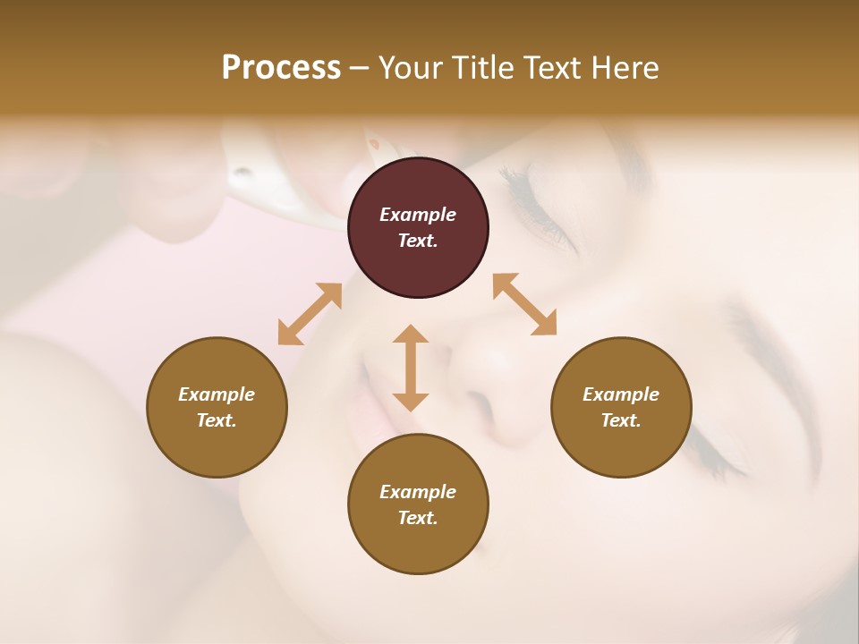 Beautician Facial Hands PowerPoint Template