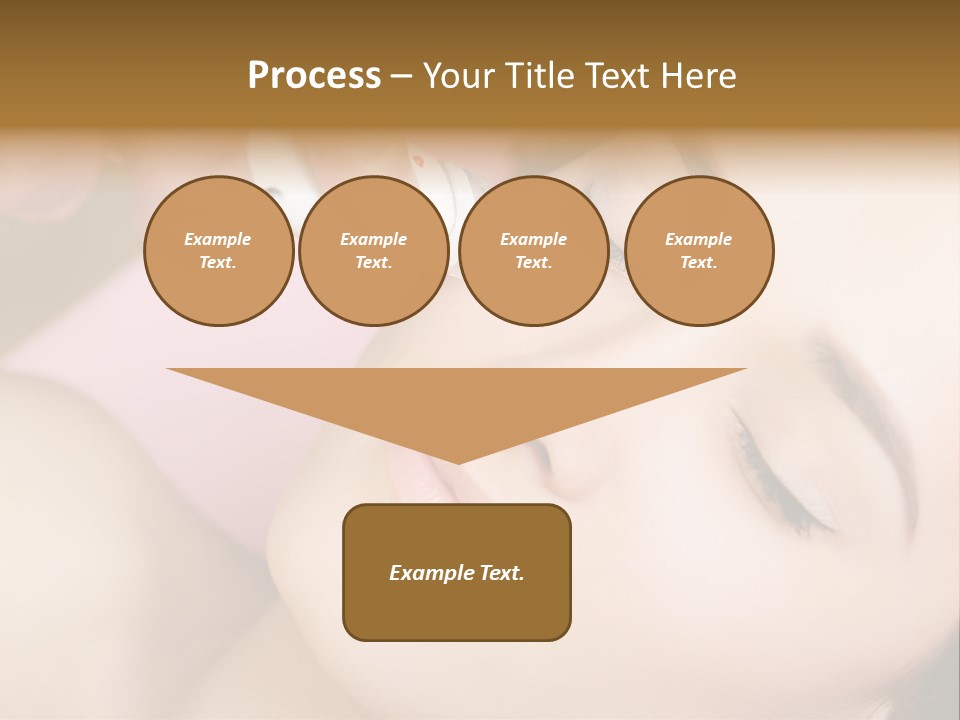 Beautician Facial Hands PowerPoint Template