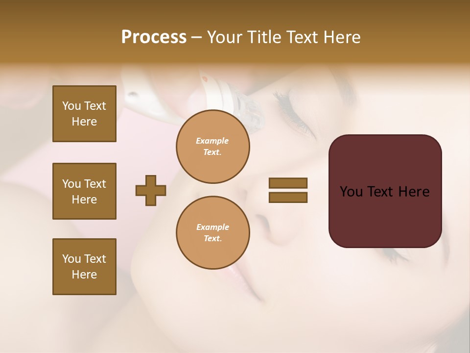 Beautician Facial Hands PowerPoint Template