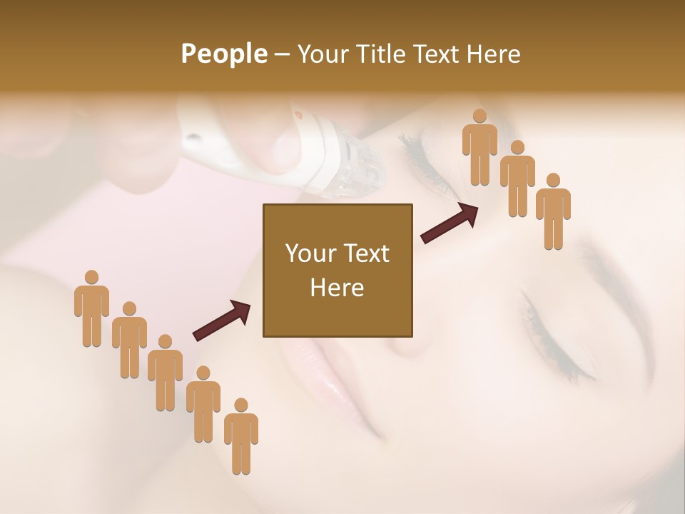 Beautician Facial Hands PowerPoint Template