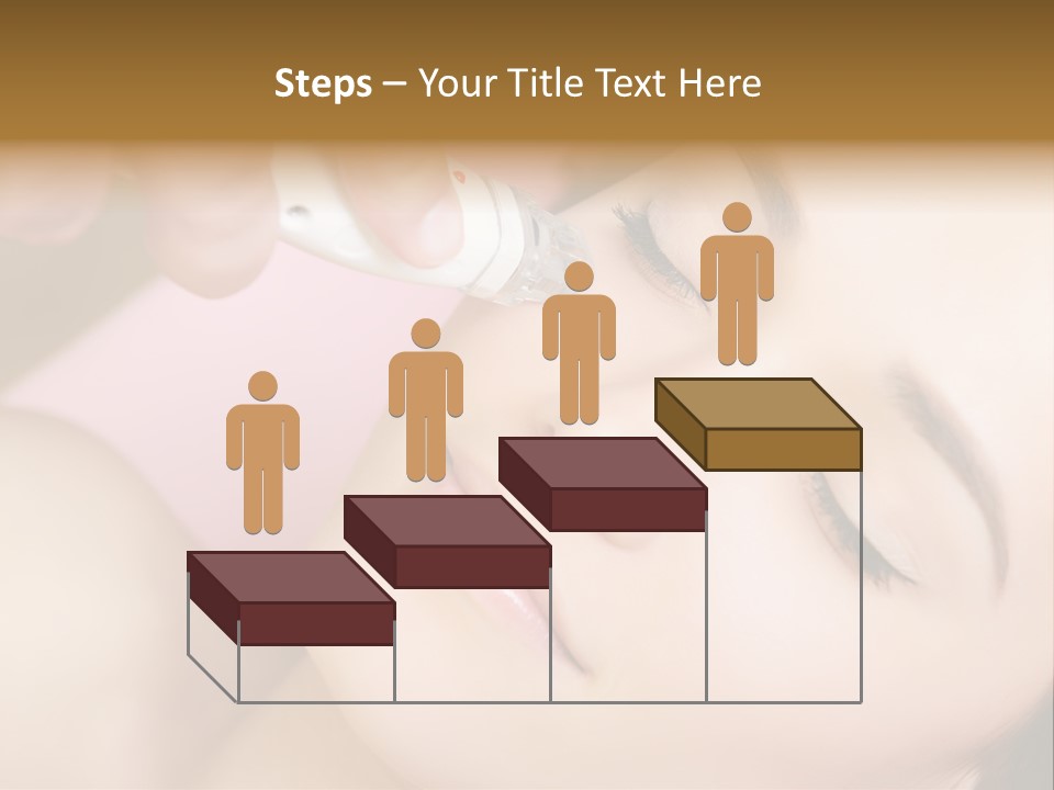 Beautician Facial Hands PowerPoint Template