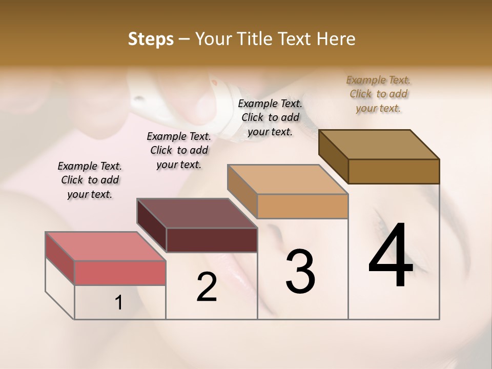 Beautician Facial Hands PowerPoint Template