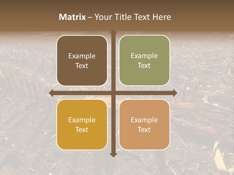 Plant Agriculture Wasteland PowerPoint Template