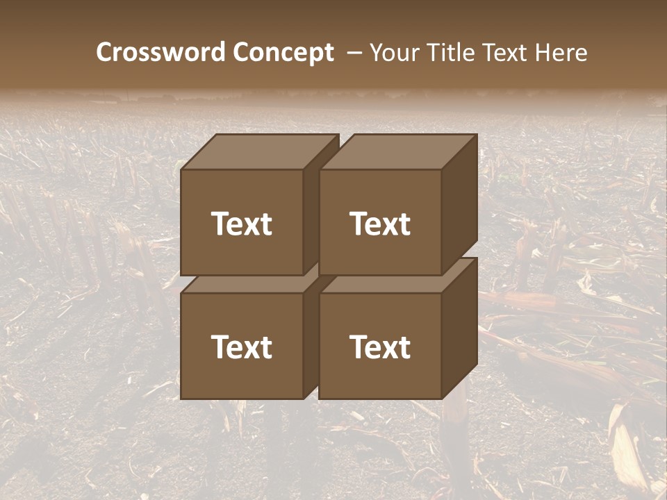 Plant Agriculture Wasteland PowerPoint Template