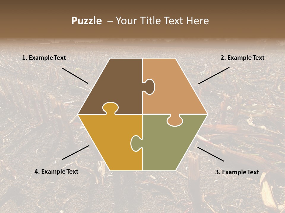 Plant Agriculture Wasteland PowerPoint Template