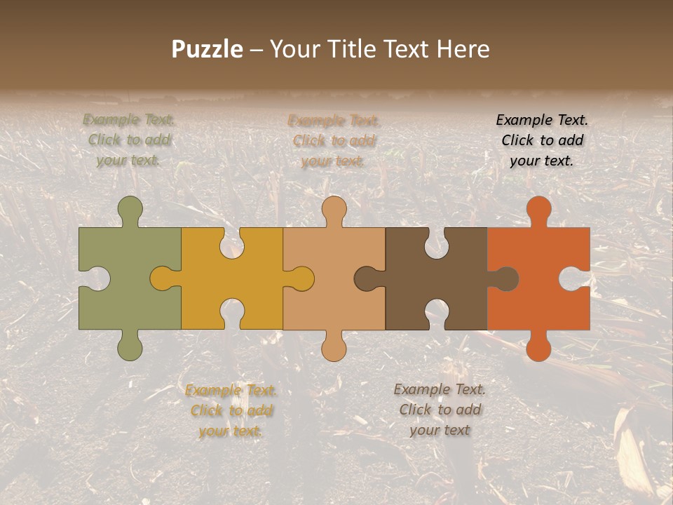 Plant Agriculture Wasteland PowerPoint Template