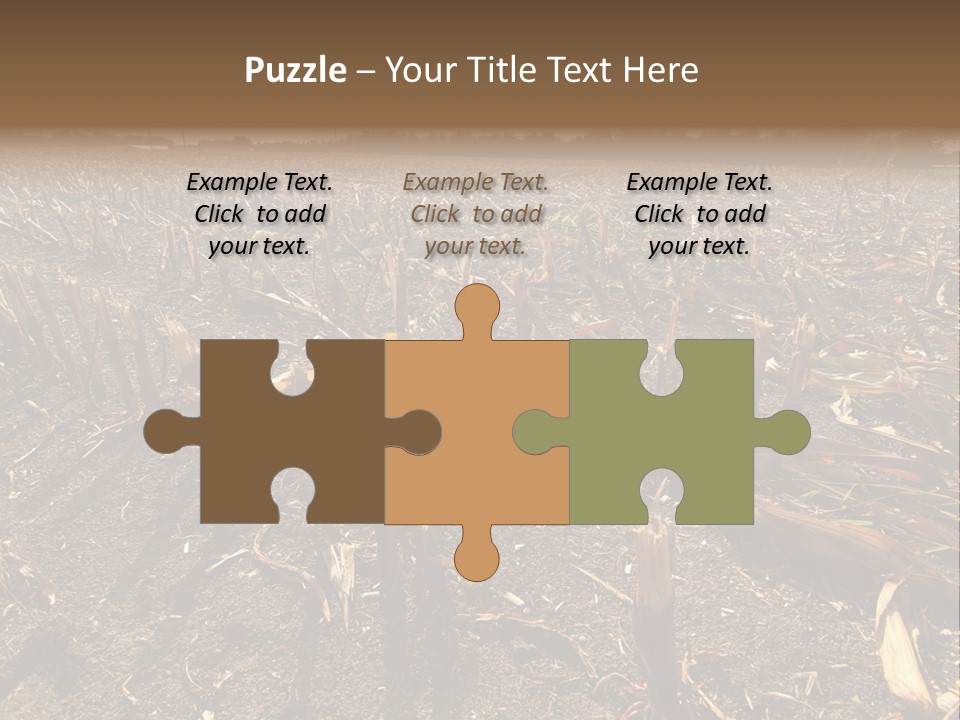 Plant Agriculture Wasteland PowerPoint Template