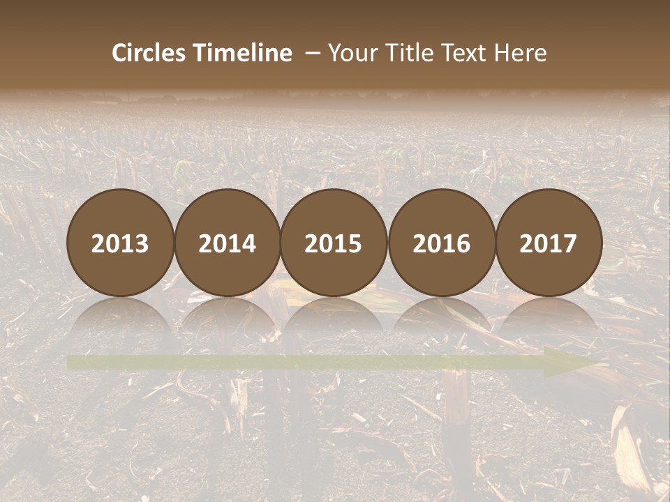 Plant Agriculture Wasteland PowerPoint Template