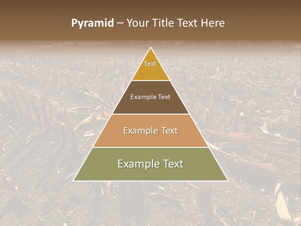 Plant Agriculture Wasteland PowerPoint Template