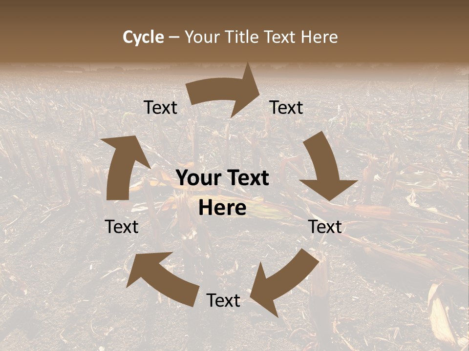 Plant Agriculture Wasteland PowerPoint Template