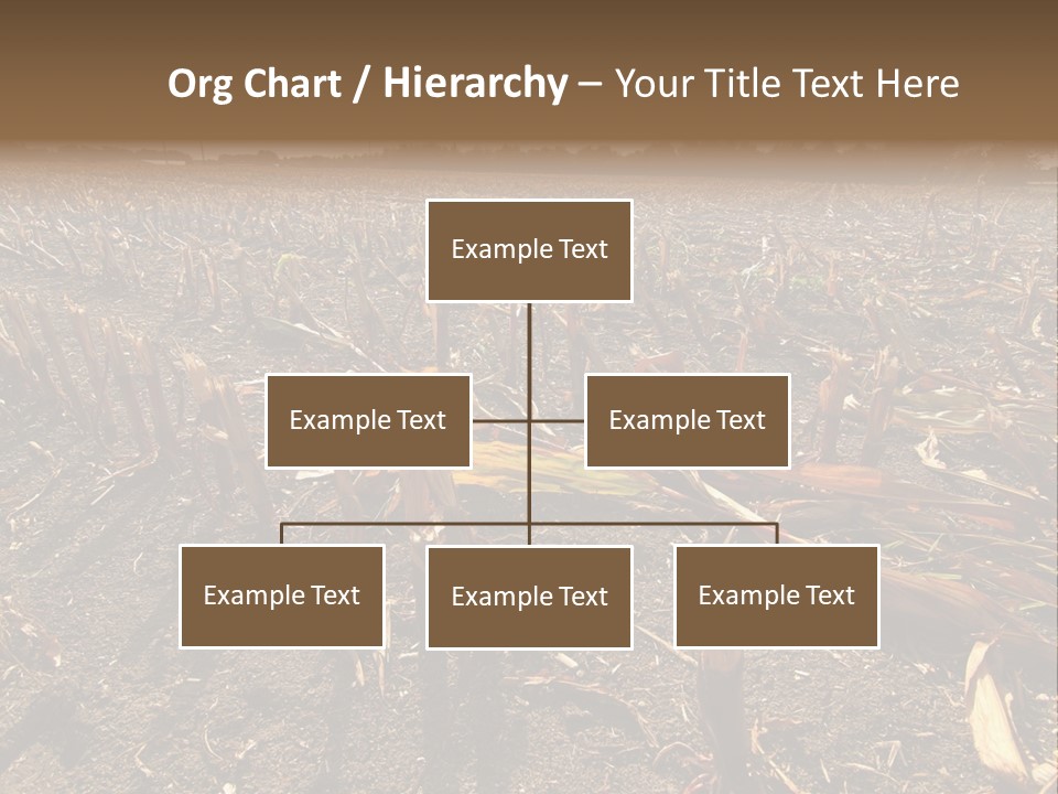 Plant Agriculture Wasteland PowerPoint Template