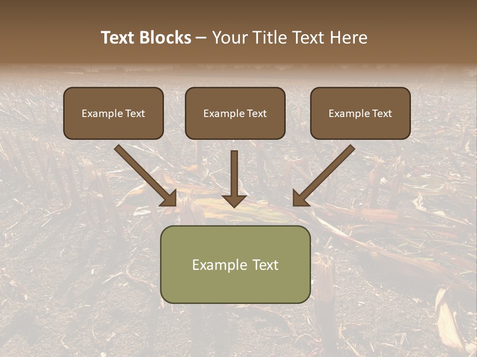 Plant Agriculture Wasteland PowerPoint Template