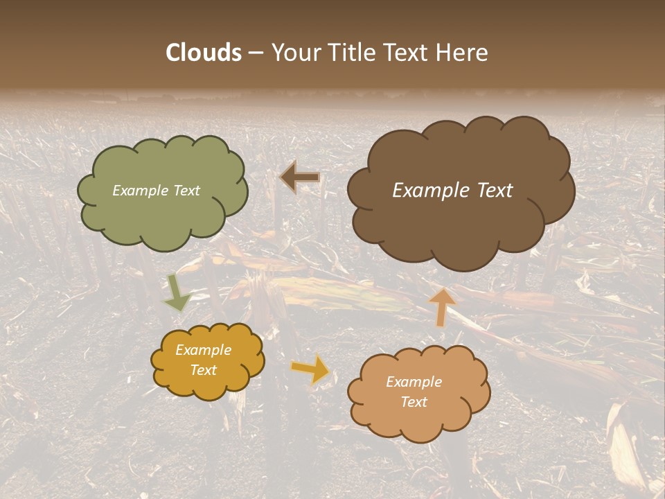 Plant Agriculture Wasteland PowerPoint Template