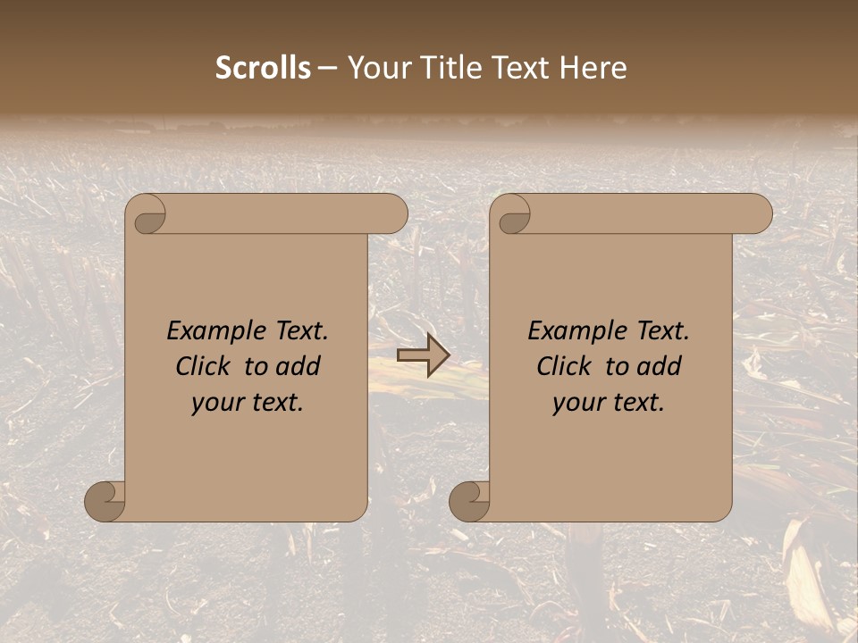 Plant Agriculture Wasteland PowerPoint Template