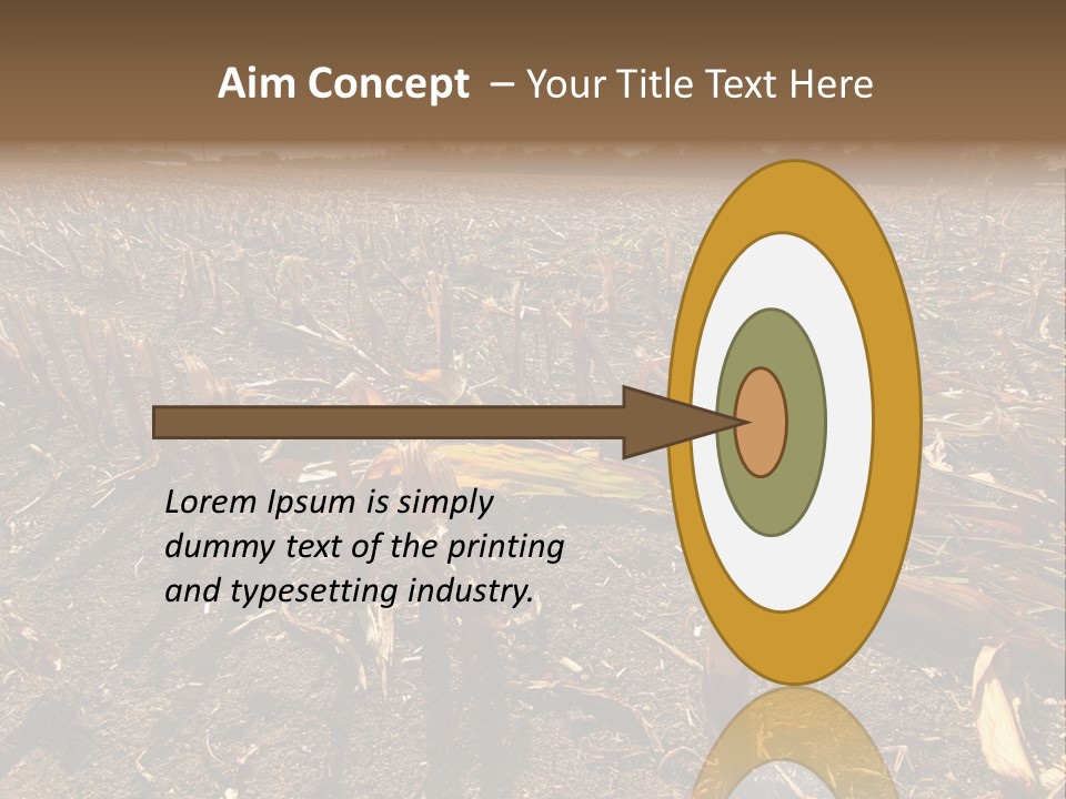 Plant Agriculture Wasteland PowerPoint Template