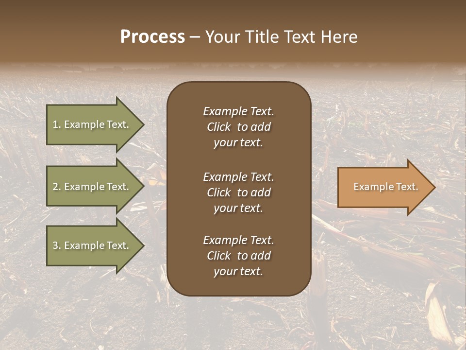 Plant Agriculture Wasteland PowerPoint Template