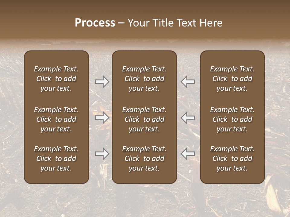 Plant Agriculture Wasteland PowerPoint Template