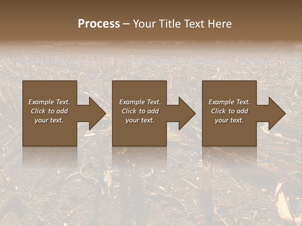 Plant Agriculture Wasteland PowerPoint Template