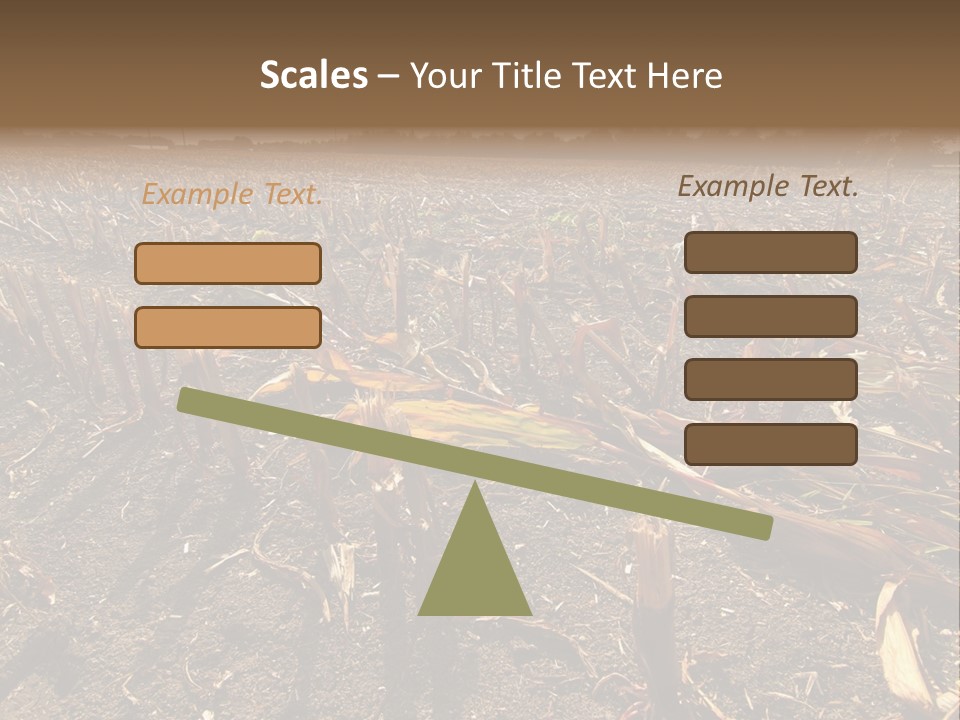 Plant Agriculture Wasteland PowerPoint Template