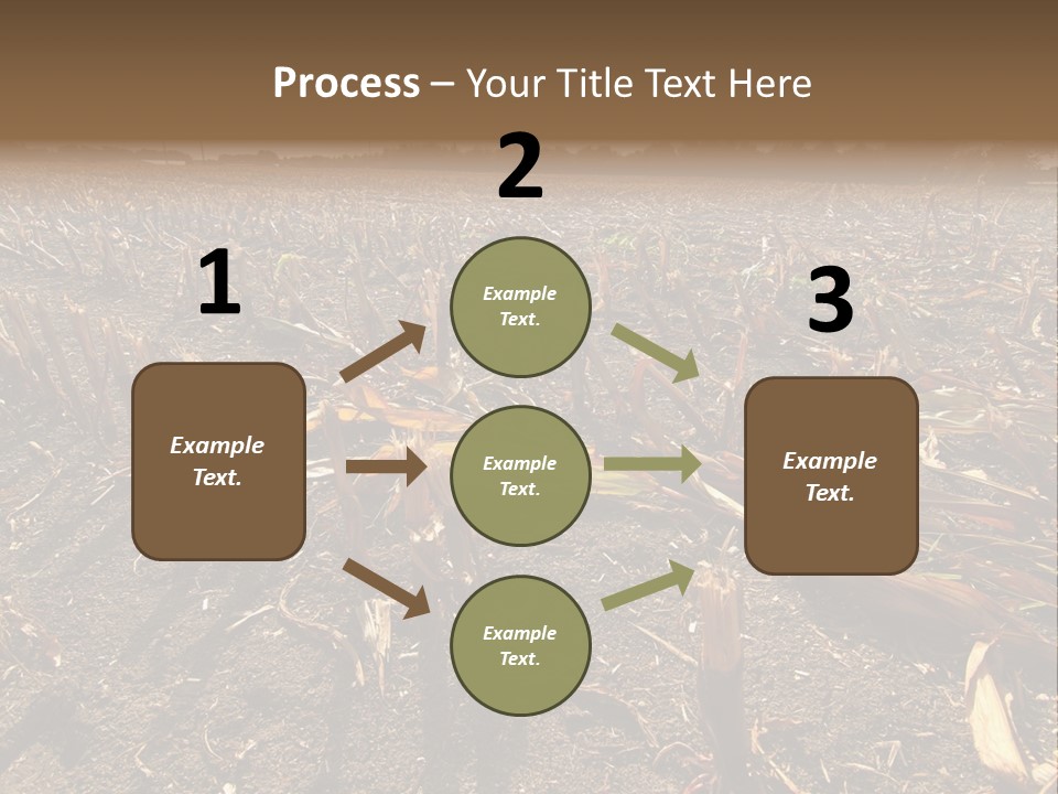 Plant Agriculture Wasteland PowerPoint Template