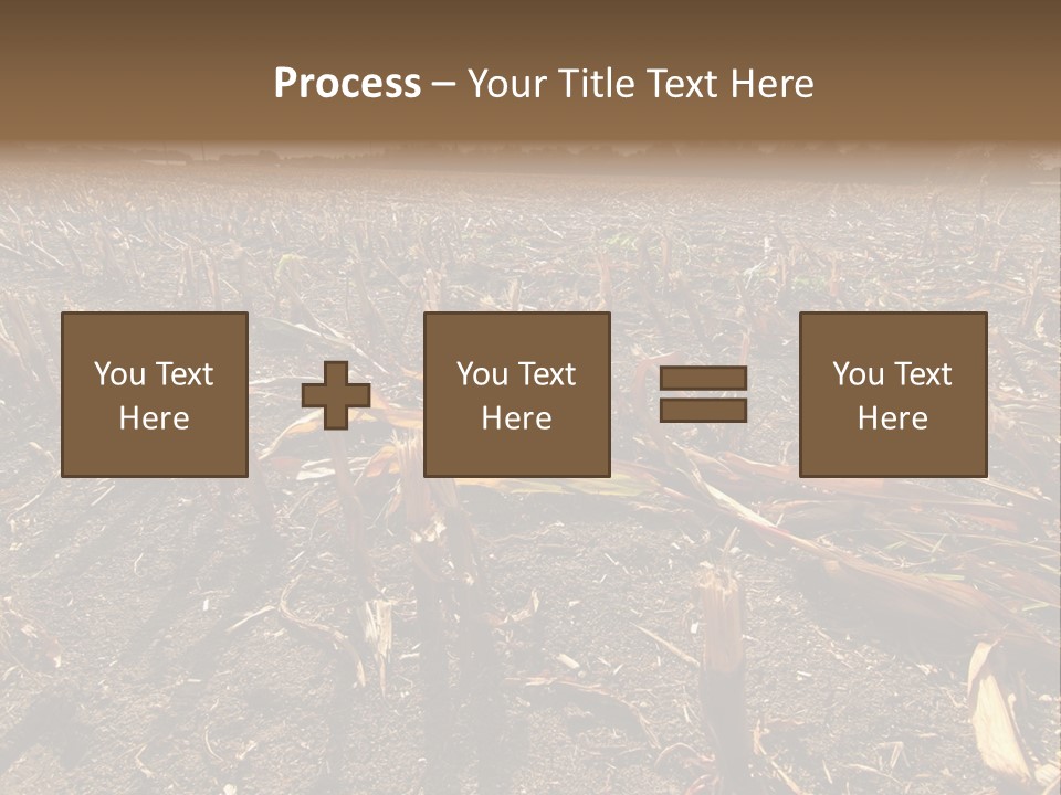 Plant Agriculture Wasteland PowerPoint Template