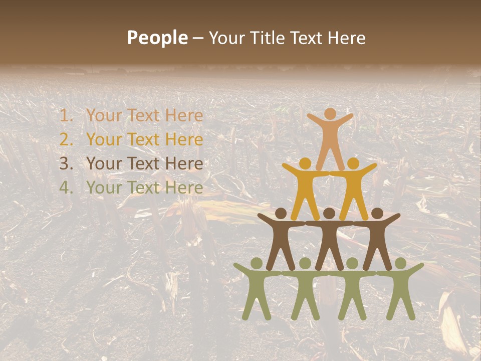 Plant Agriculture Wasteland PowerPoint Template